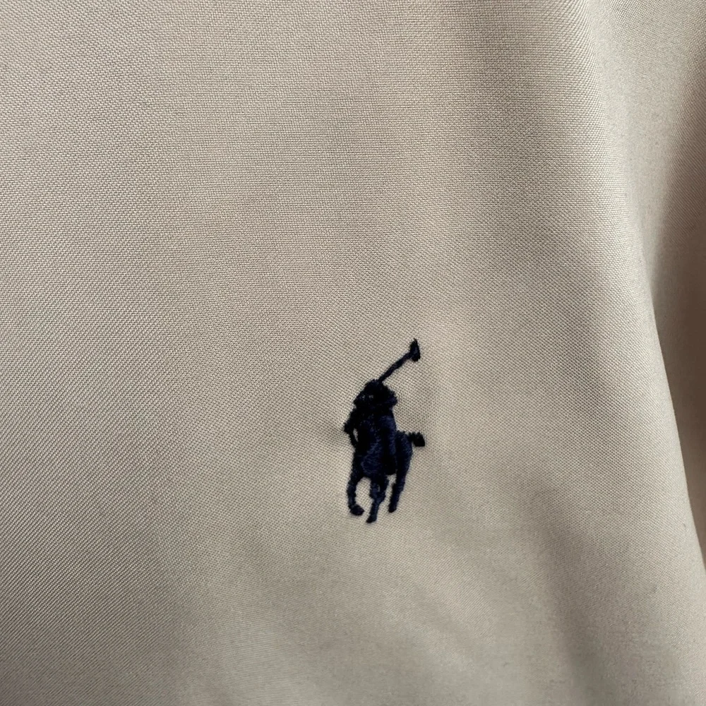 Vintage Polo by Ralph Lauren bomber jacket. Size XL. Tan. Polo pony. Vintage - Picture 6 of 7
